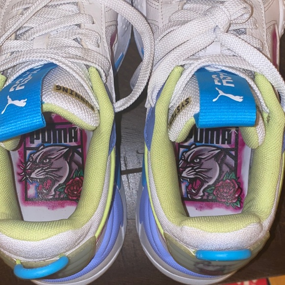 Puma RS-X Airbrush Ultra Magenta Athletic Running Shoes Size 7.5 - Picture 16 of 16